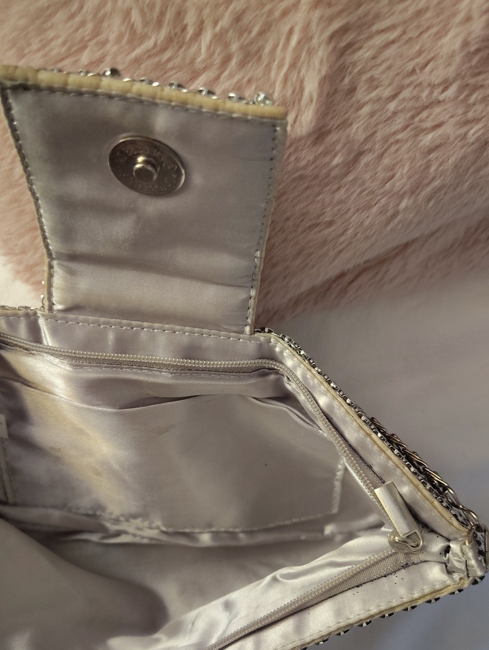 Aluminum Silver Clutch - Picture 9 of 11
